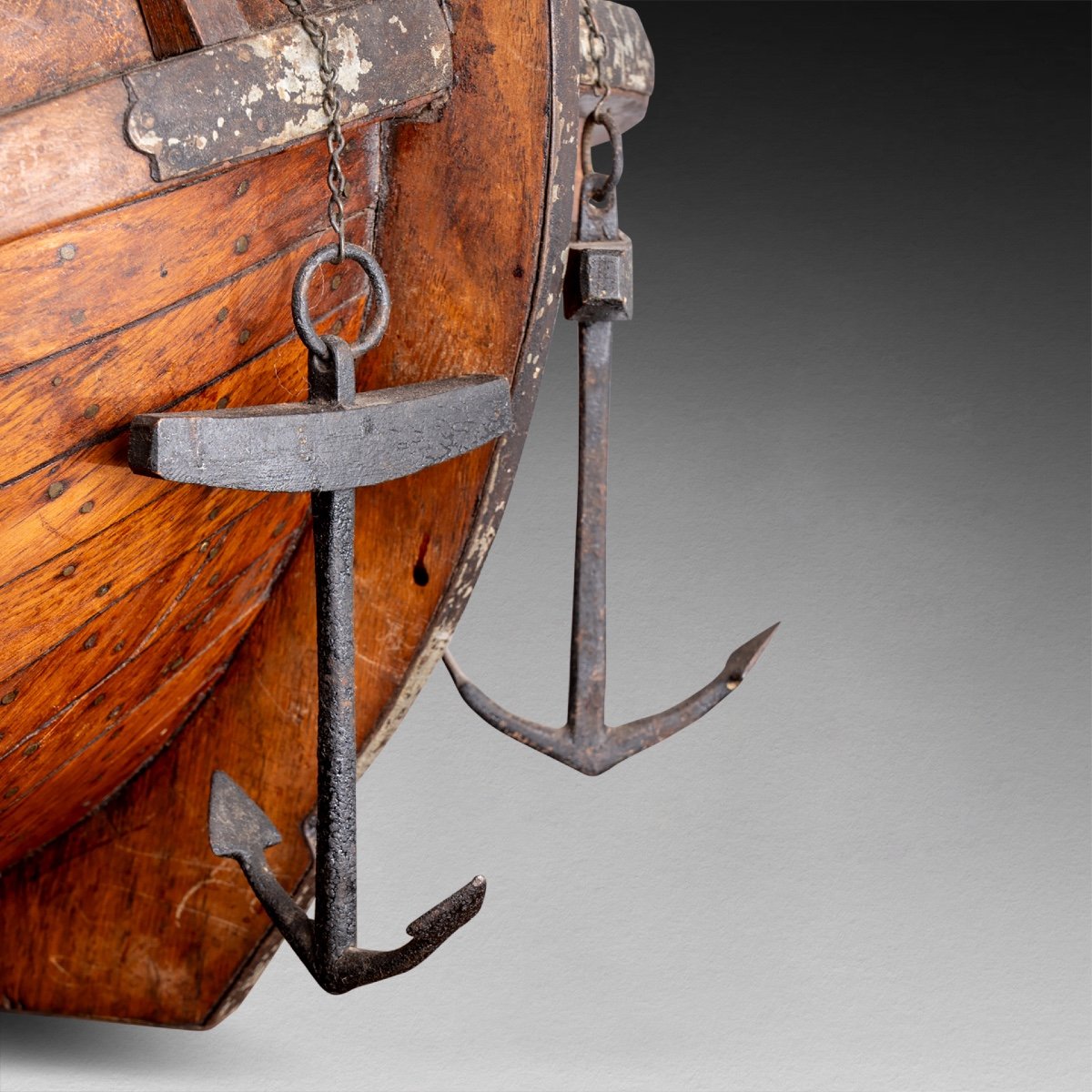 Model Of A Dutch Boat, 19th Century-photo-5