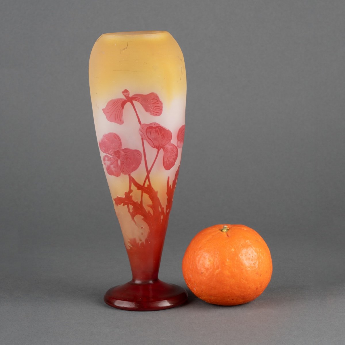 Small Vase Signed émile Gallé (1846 - 1904), Early 20th Century-photo-2