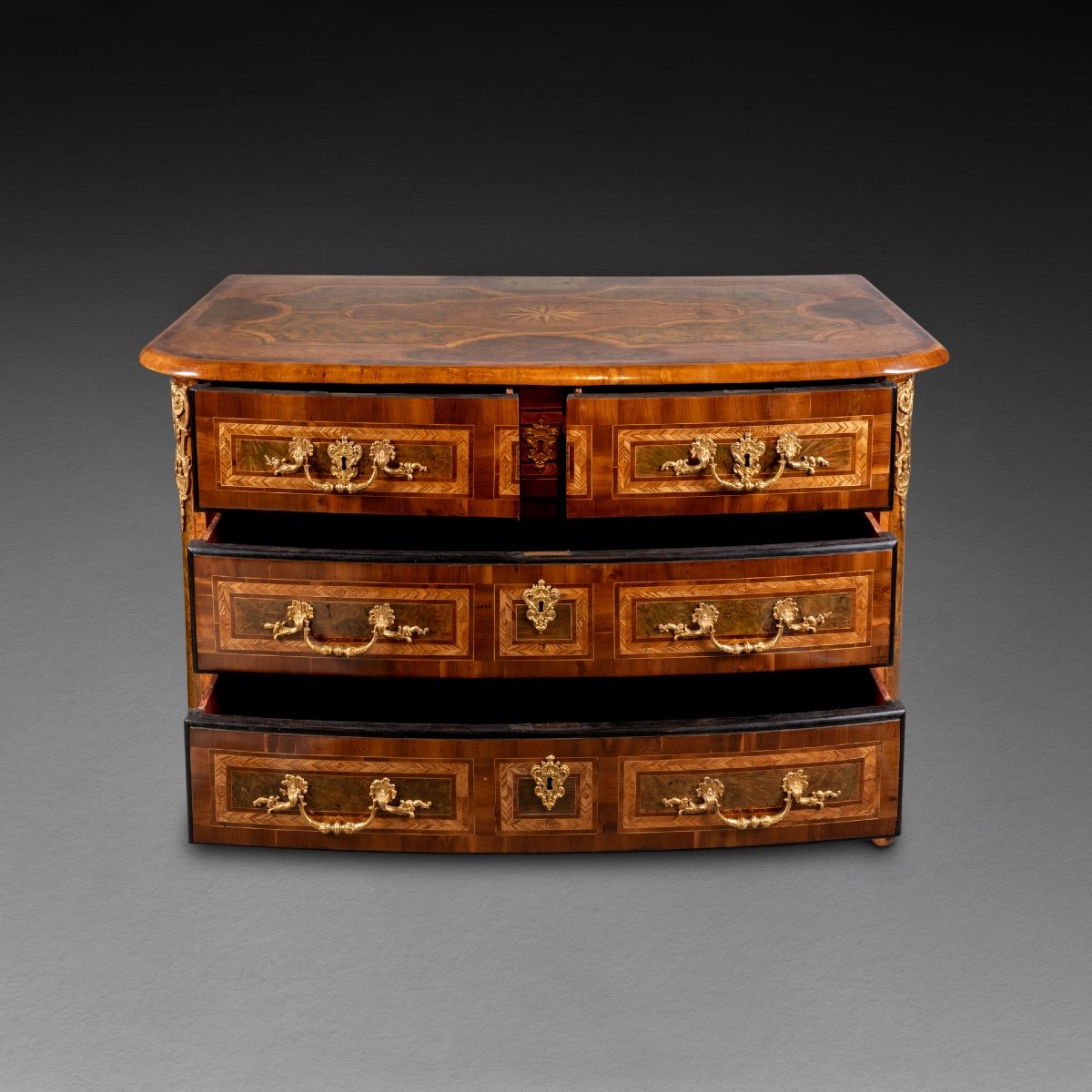 Chest Of Drawers Attributable To Thomas Hache, Louis XIV Period-photo-3