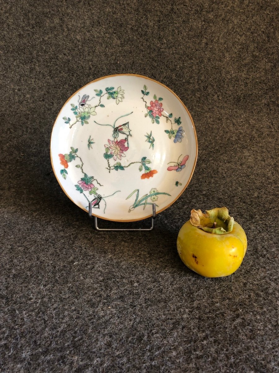 Petite Assiette En Porcelaine. Chine, XIXe Siècle -photo-3