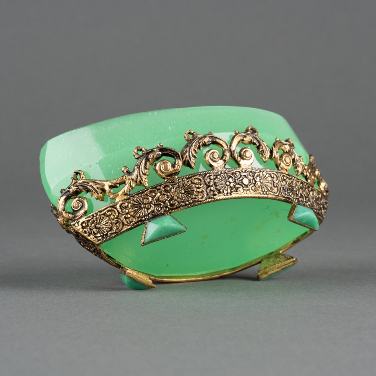 Opaline Salt Cellar, 19th Century-photo-3