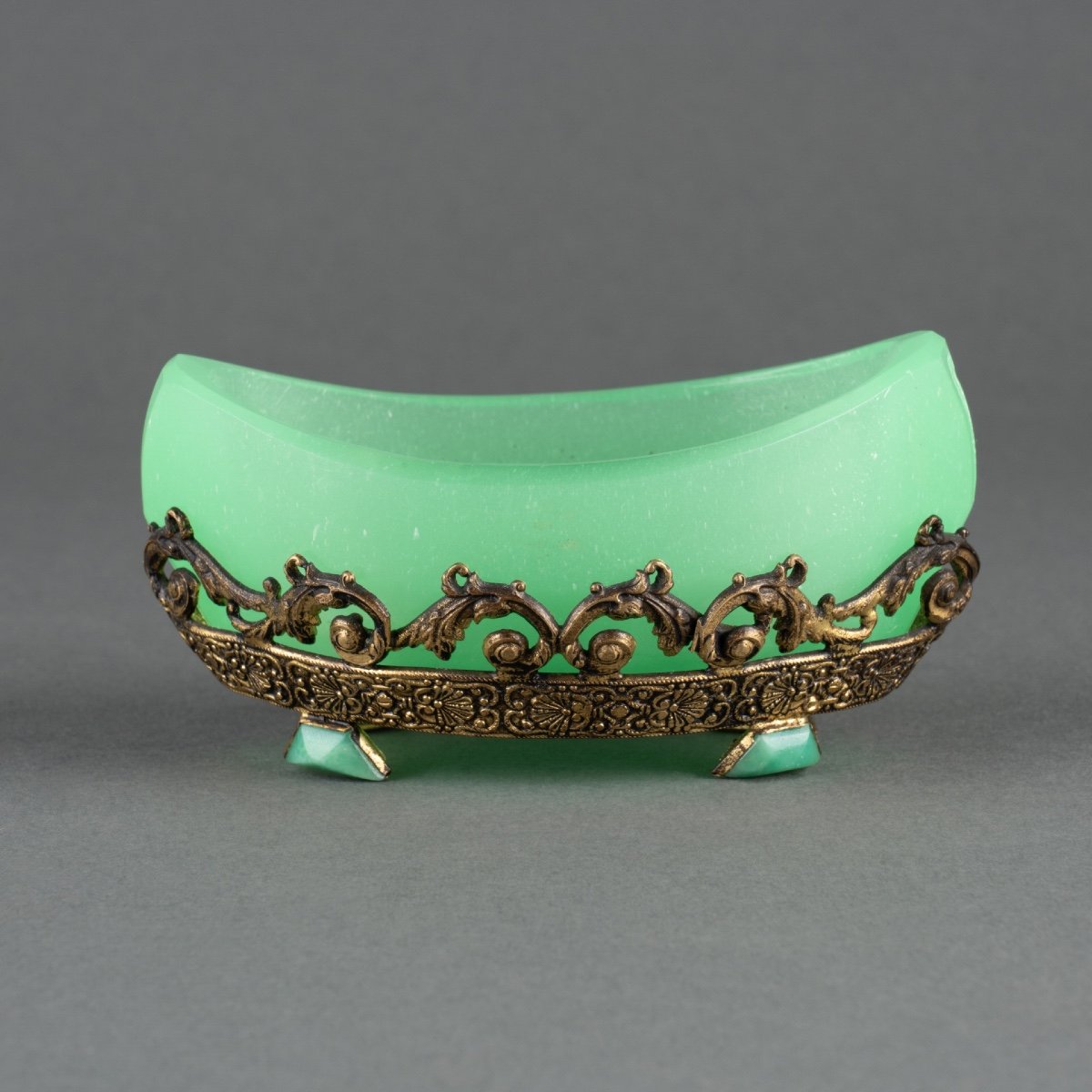 Opaline Salt Cellar, 19th Century-photo-4