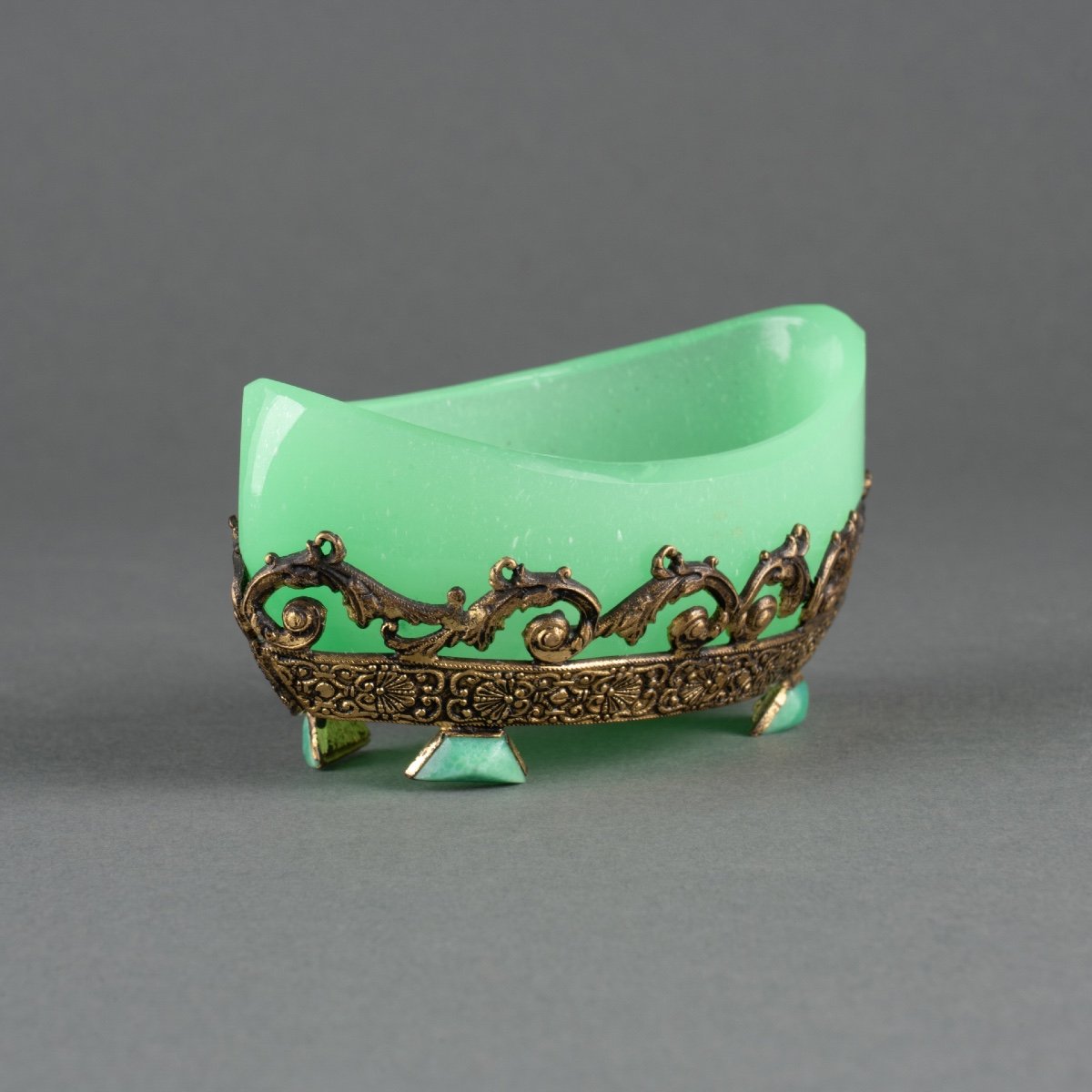 Opaline Salt Cellar, 19th Century