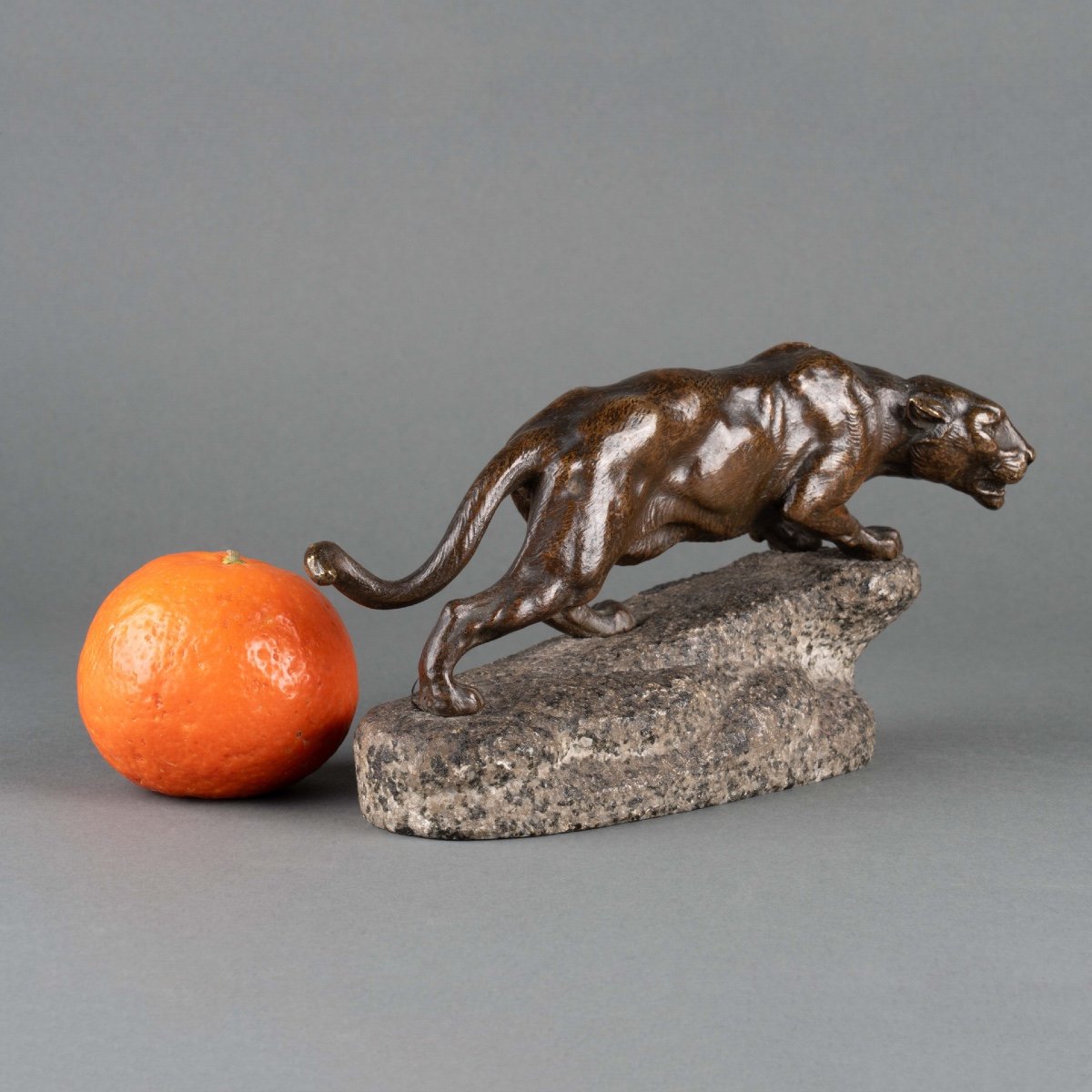 Bronze « jaguar » Signé Clovis-edmond Masson (1838 - 1913) -photo-4