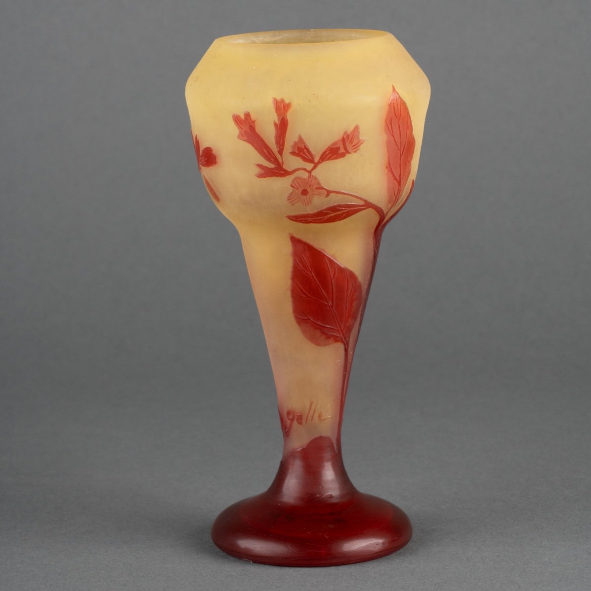 Petit Vase Gallé, Fin XIXe / Début XXe Siècle
