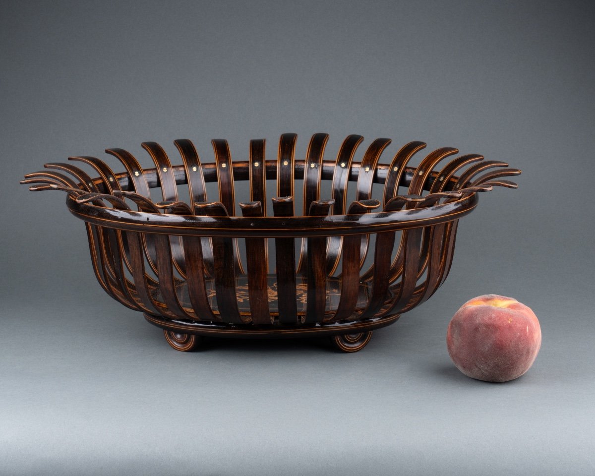 Charles X Basket, 19th Century-photo-4