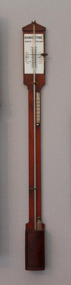 Mercury Barometer "bianchi" From First Half Of The XIXth Century.-photo-2
