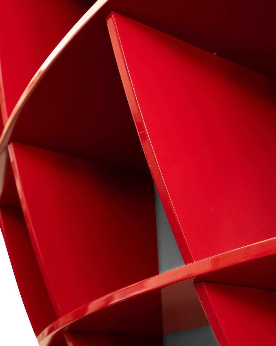 étagère Bibliothèque Tyco, Par Manfredo Massironi, Pour Nikol International, Années 1970 -photo-1