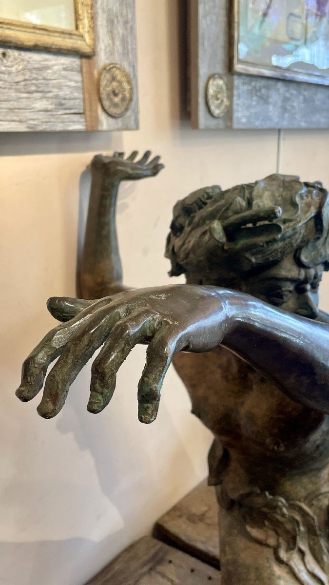 Pond Sculpture Depicting A Triton, Late 18th/early 19th Century-photo-6