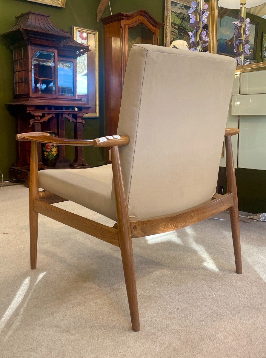 Fauteuil Spartan, Par Finn Juhl (1912 - 1989) Pour France & Daverkosen, Années 1960-photo-4