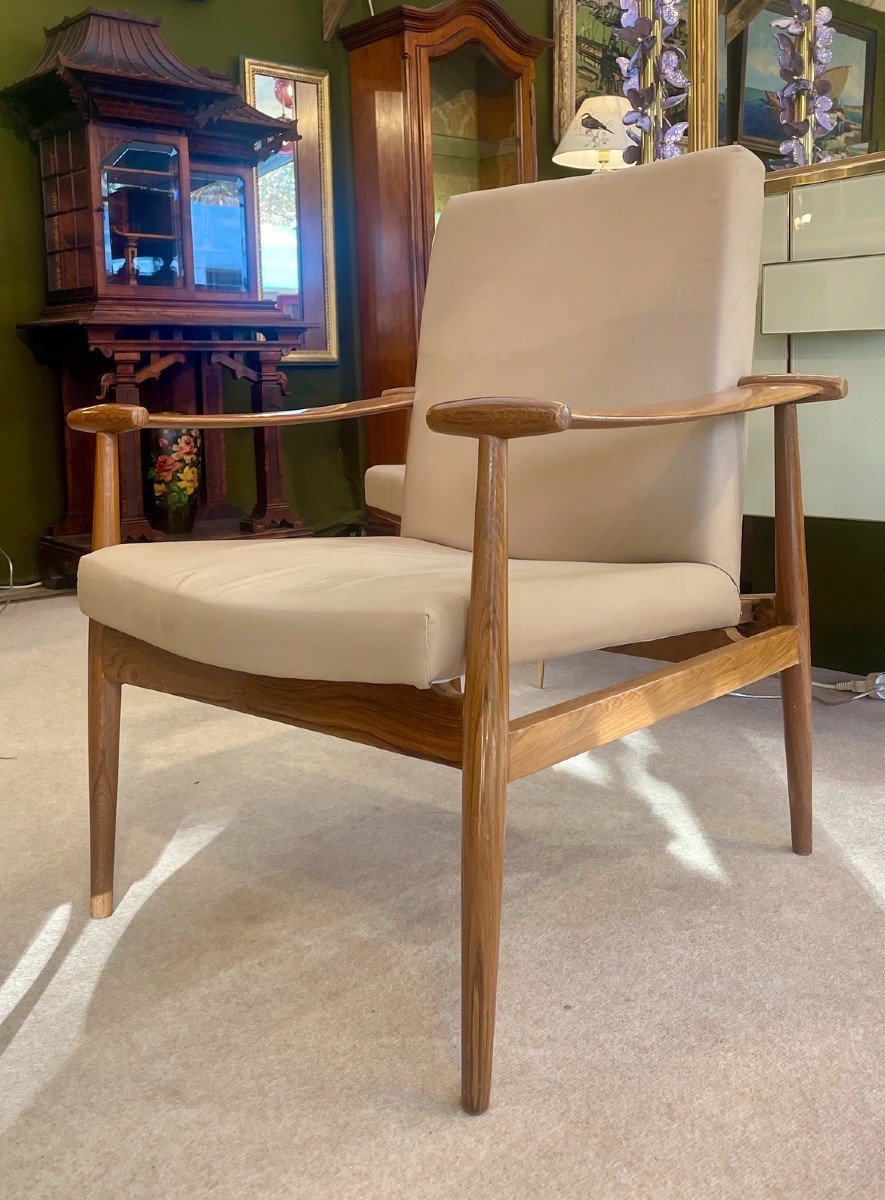 Fauteuil Spartan, Par Finn Juhl (1912 - 1989) Pour France & Daverkosen, Années 1960