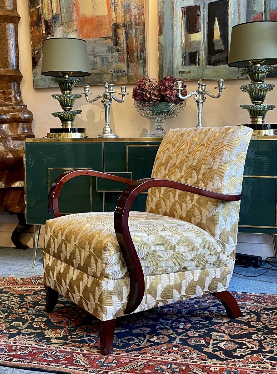 Paire De Fauteuils Mid-century, XXe Siècle-photo-3