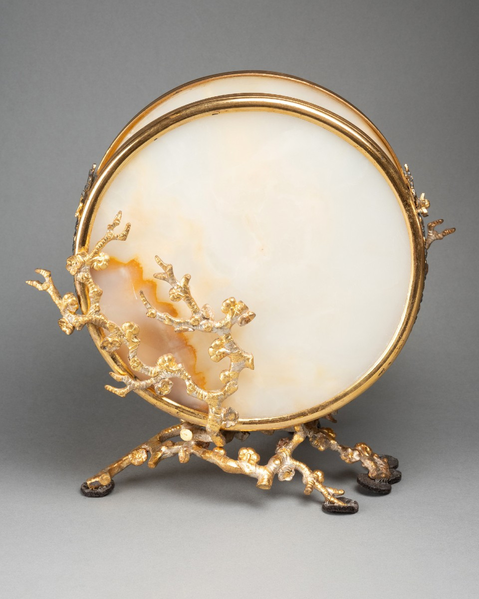 Jardinière en agate et bronze doré de L’Escalier de Cristal, XIXe siècle 