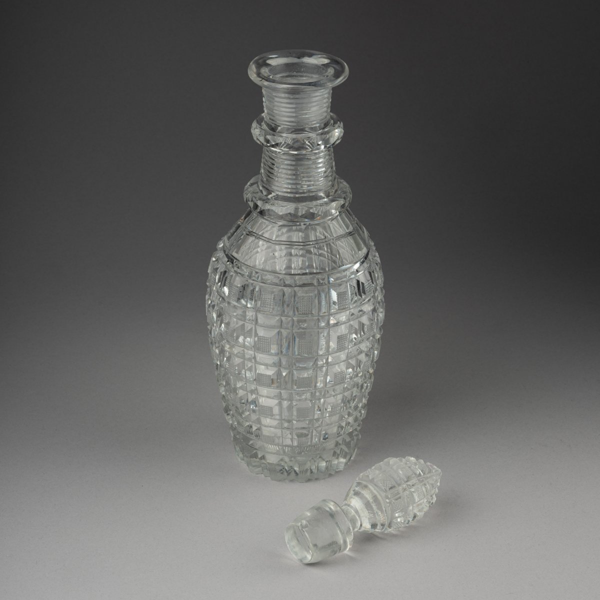 Saint-louis Crystal Decanter, 19th Century-photo-3