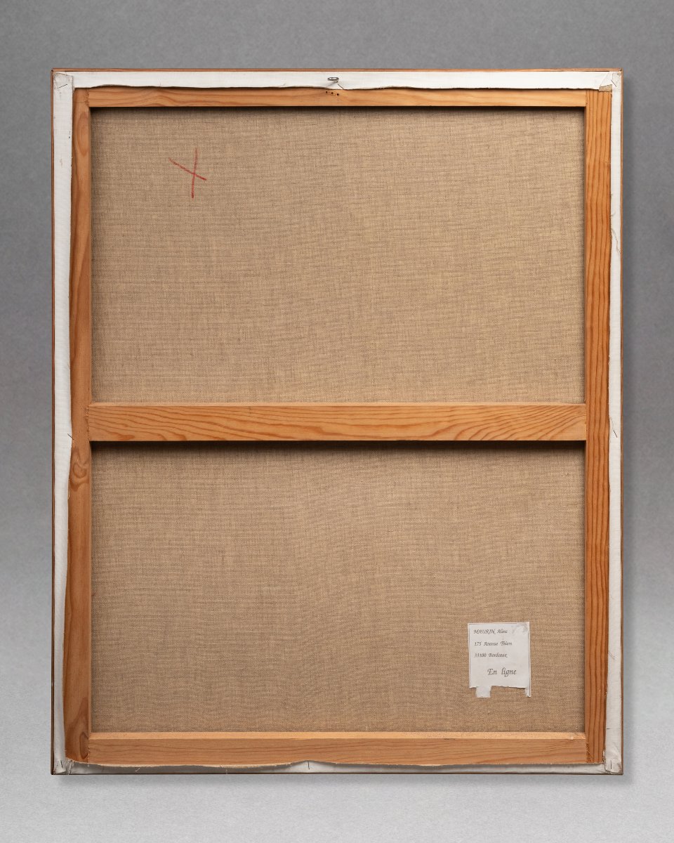 Huile sur toile signée Mauguy, XXIe siècle-photo-1