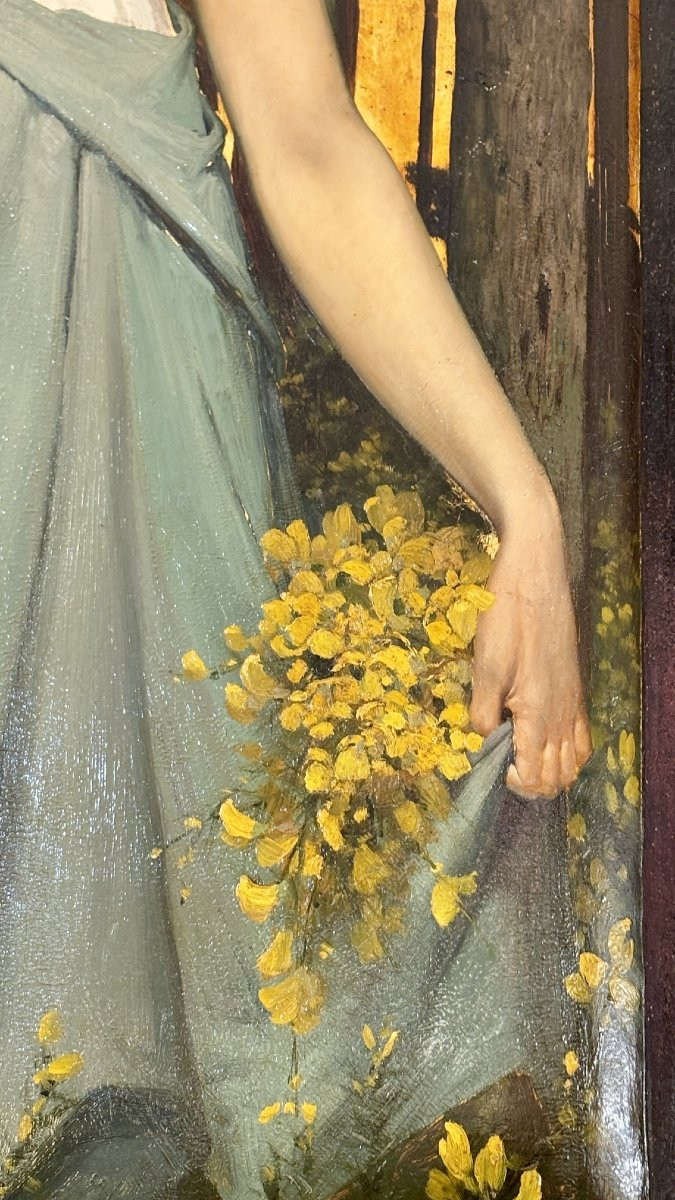 Huile sur tôle repoussée, J. Georges, 1903-photo-2