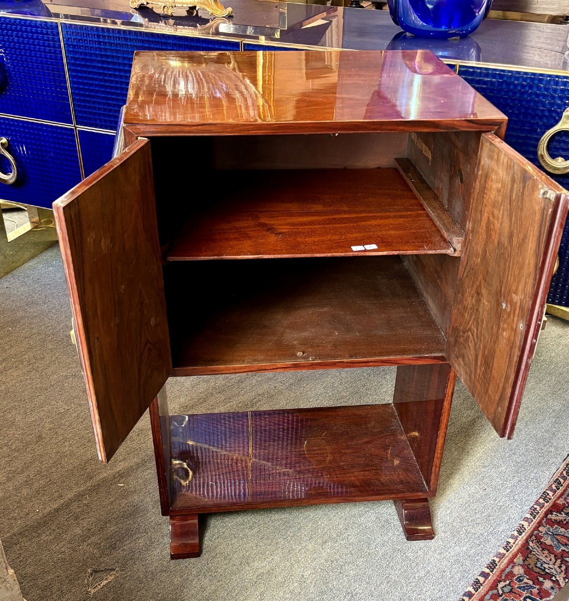 Petit meuble Art Déco en palissandre, XXe siècle-photo-3