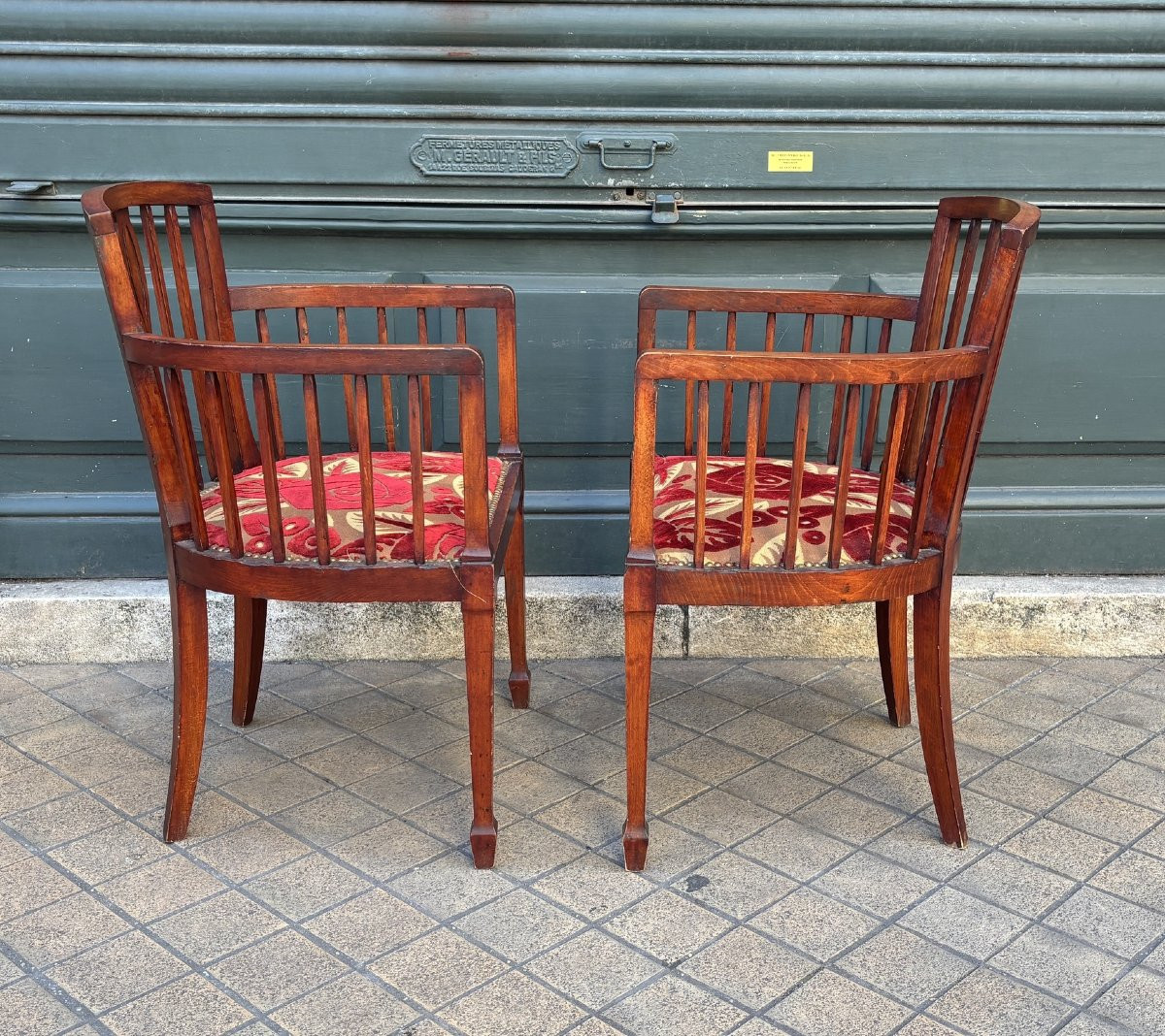 Pair Of Art Deco Armchairs, 1930s-photo-8