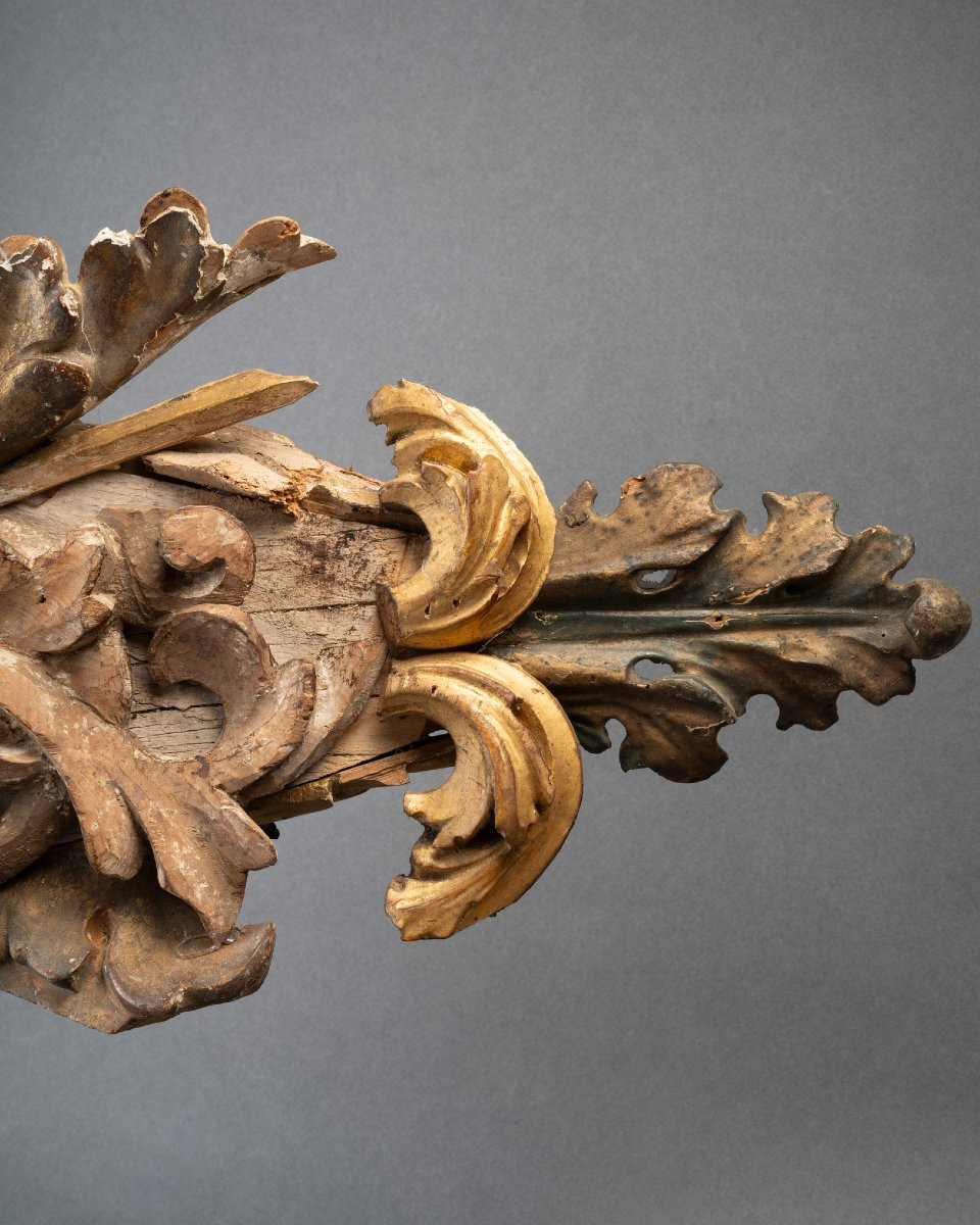 Baroque Fish Made From Antique Woodwork, 21st Century-photo-2