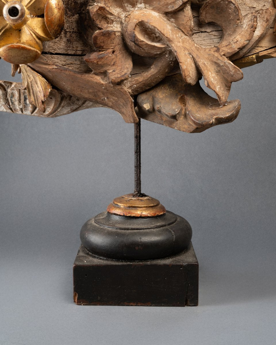 Baroque Fish Made From Antique Woodwork, 21st Century-photo-4