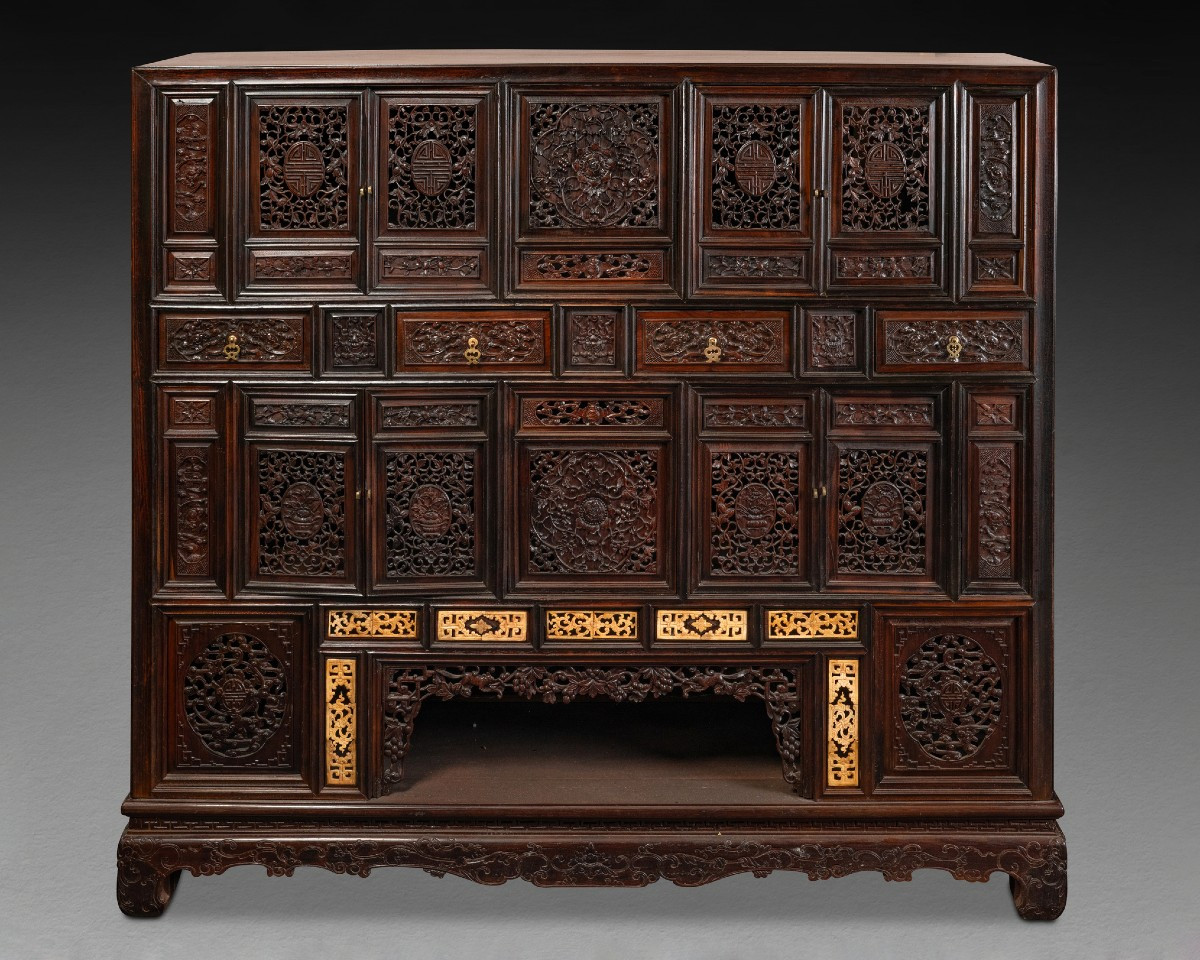 Cabinet chinois ou indochinois, XIXe siècle