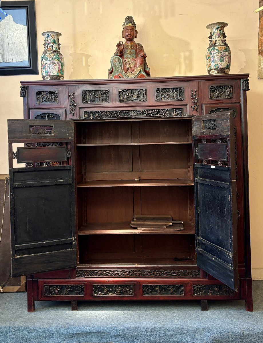 Armoire indochinoise, fin XIXe - début XXe siècle-photo-2