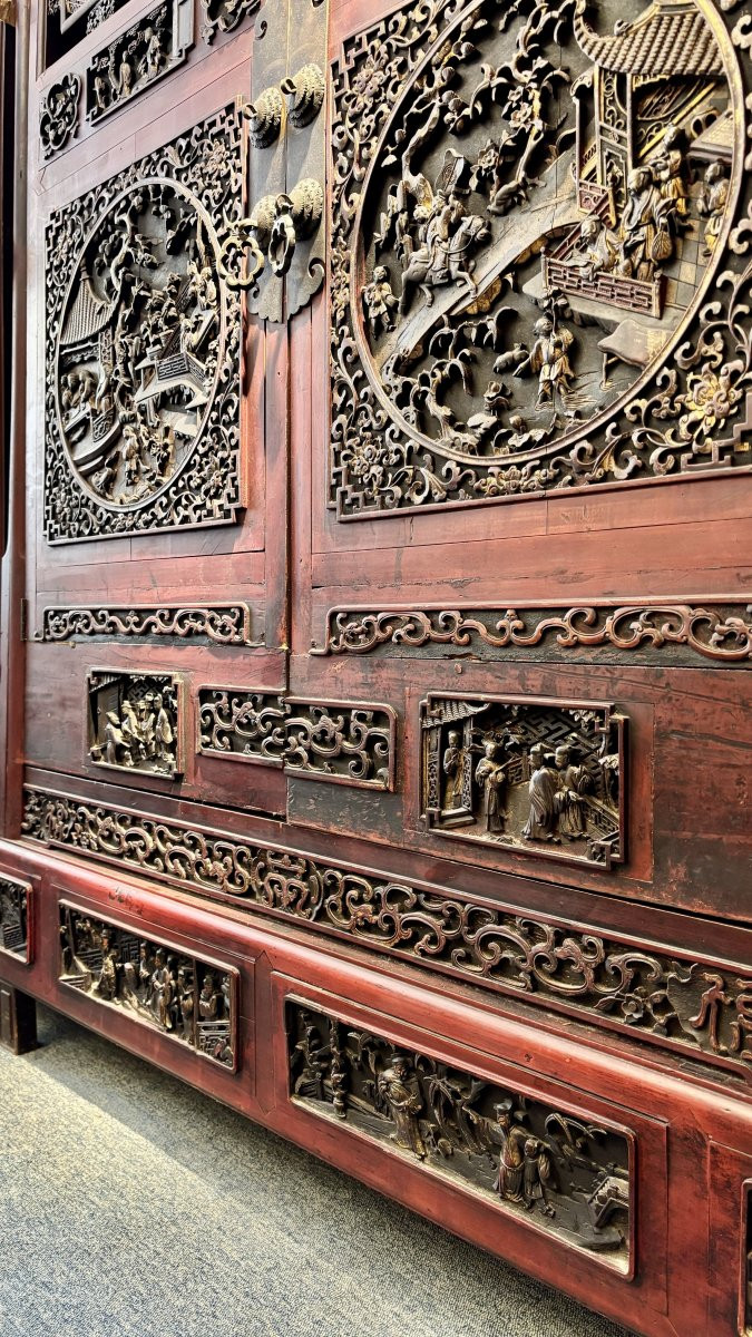 Armoire indochinoise, fin XIXe - début XXe siècle-photo-5