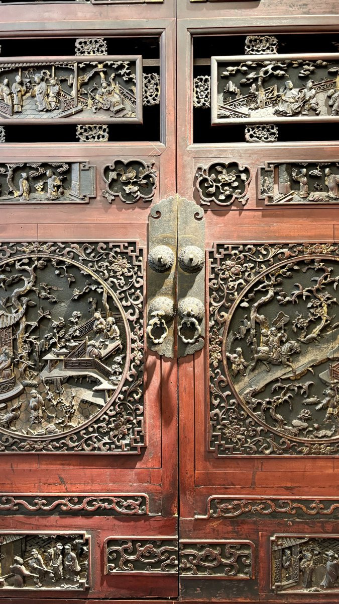 Armoire indochinoise, fin XIXe - début XXe siècle-photo-6