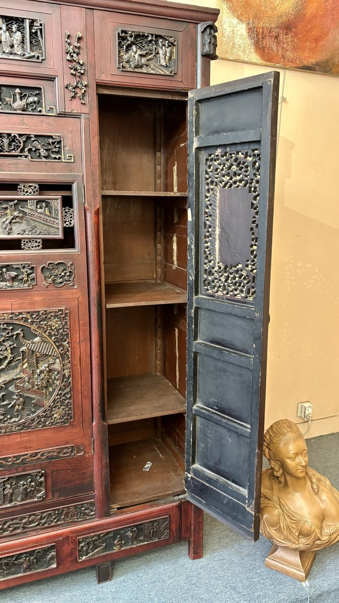 Armoire indochinoise, fin XIXe - début XXe siècle-photo-7