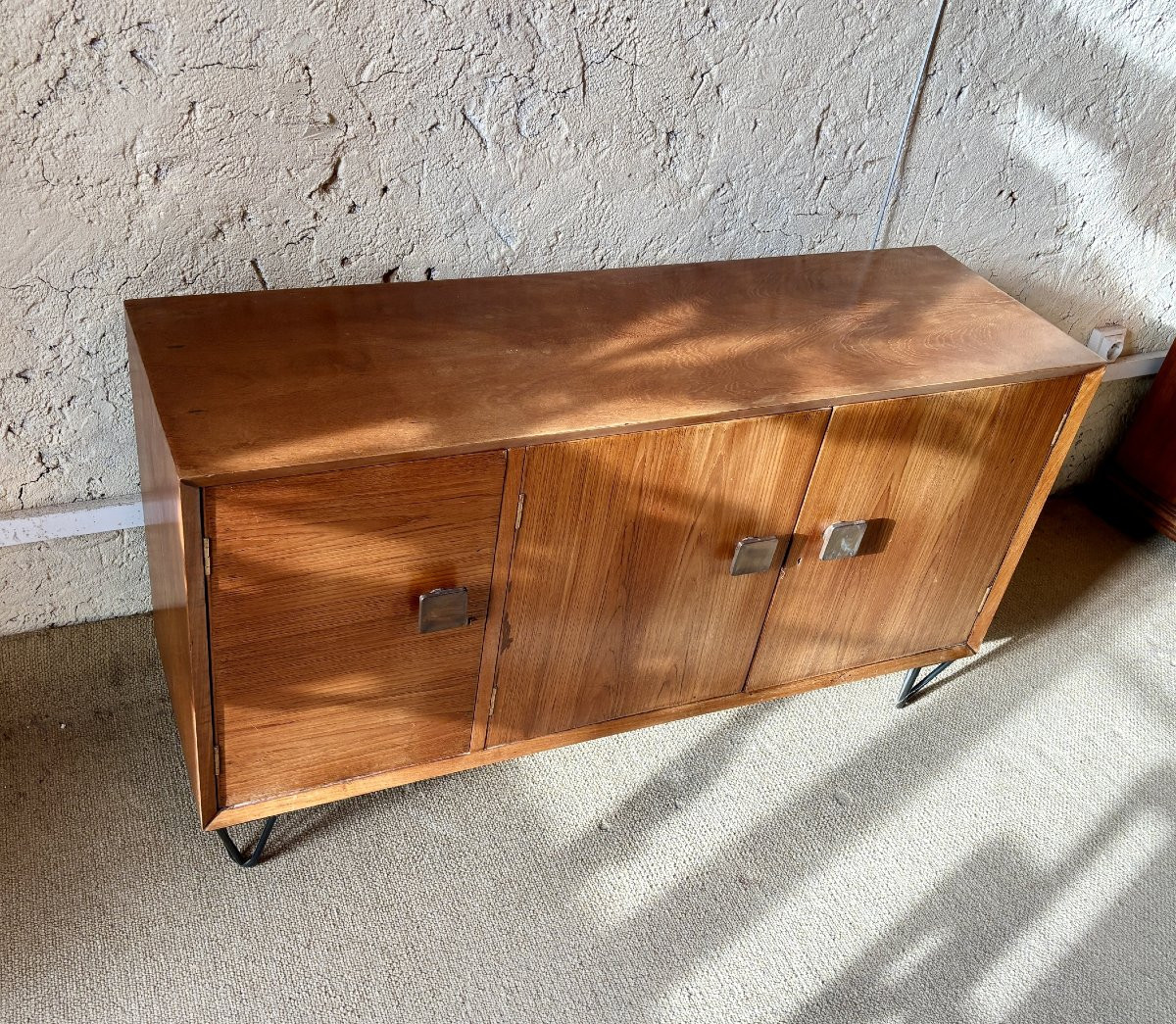 Small Scandinavian-style Sideboard, Circa 1950-photo-5