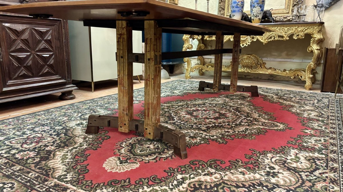 Long Dining Table From The 1950s/1960s-photo-4