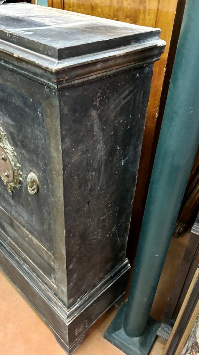 Coffre-fort avec serrures fonctionnant, XIXe siècle-photo-3