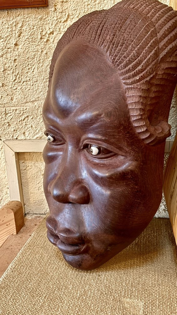 Masque africain / sculpture africaine, XXe siècle-photo-3