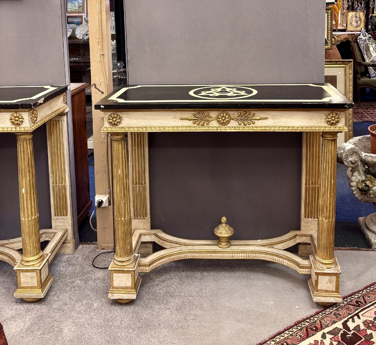 Pair Of Console Tables, Early 20th Century-photo-4