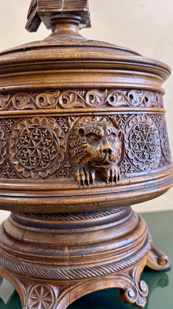 Wooden Covered Serving Pot, Russia, Late 18th/early 19th Century-photo-1