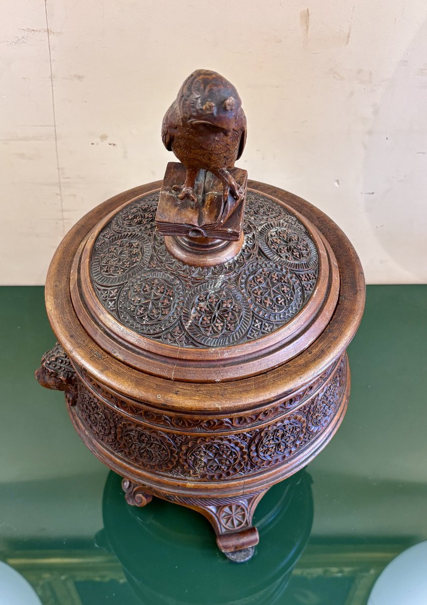 Wooden Covered Serving Pot, Russia, Late 18th/early 19th Century-photo-3