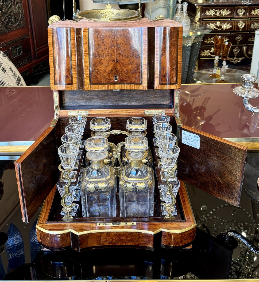 Cave à liqueurs attribuée à Jean-Pierre-Alexandre TAHAN (1813 - 1892)-photo-2