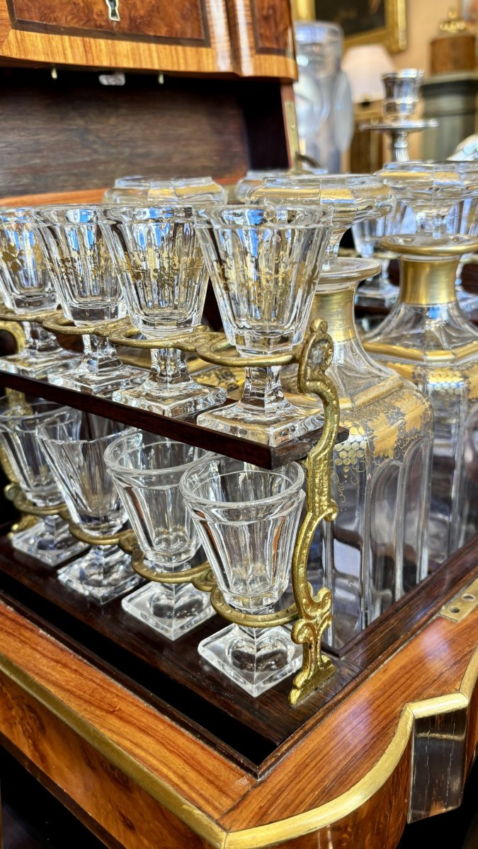 Cave à liqueurs attribuée à Jean-Pierre-Alexandre TAHAN (1813 - 1892)-photo-5