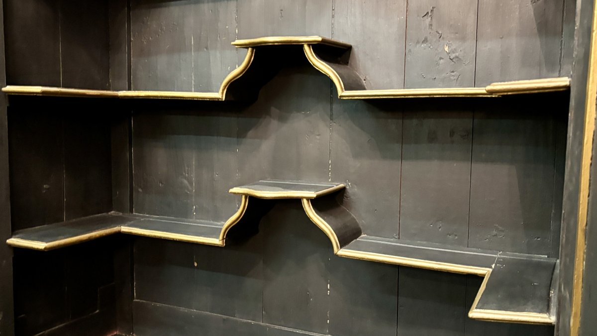 Two-part Oak Cabinet, 17th Century-photo-3