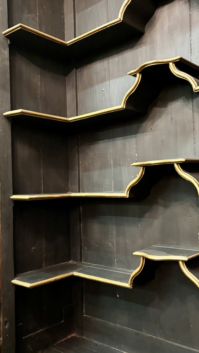 Two-part Oak Cabinet, 17th Century-photo-4