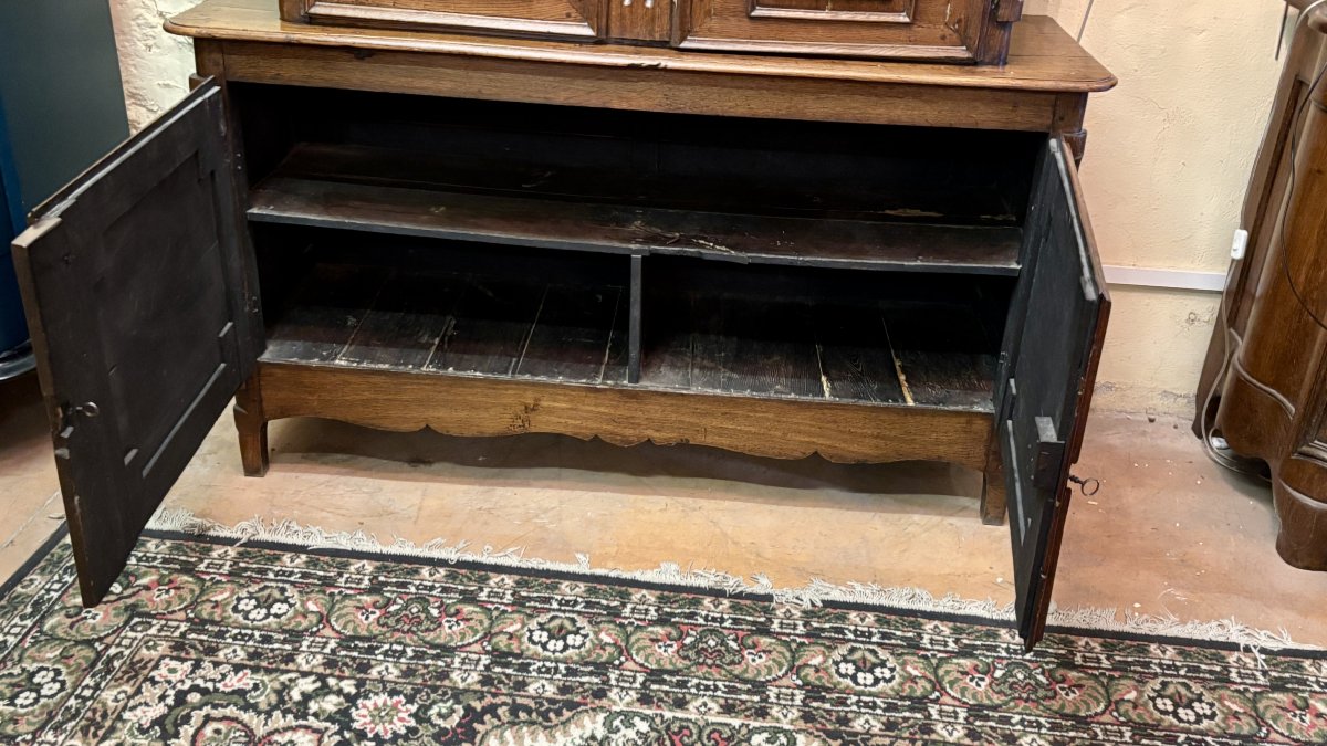 Two-part Oak Cabinet, 17th Century-photo-8
