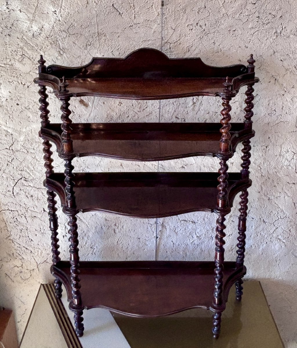 Napoleon III Rosewood Shelf Unit, 19th Century-photo-2