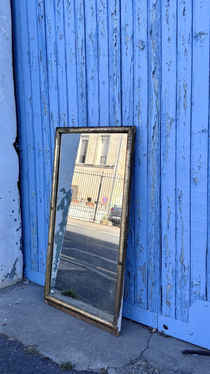Giltwood Mirror, 20th Century-photo-3