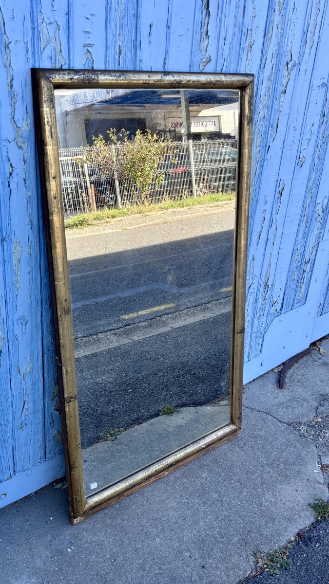 Giltwood Mirror, 20th Century-photo-4
