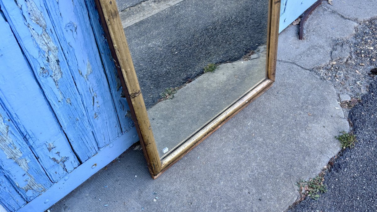 Giltwood Mirror, 20th Century-photo-2