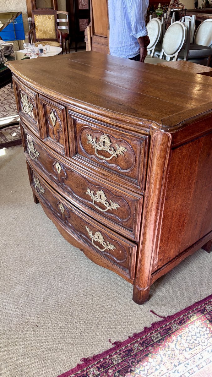 Commode en chêne, d’époque Régence (XVIIIe siècle)-photo-3
