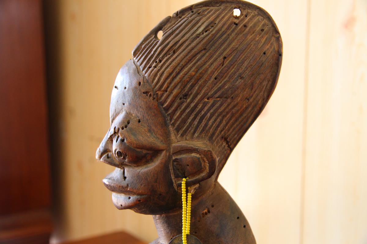 Statuette Ibeji En Bois, Royaume Yoruba, Nigeria, XXe Siècle-photo-2
