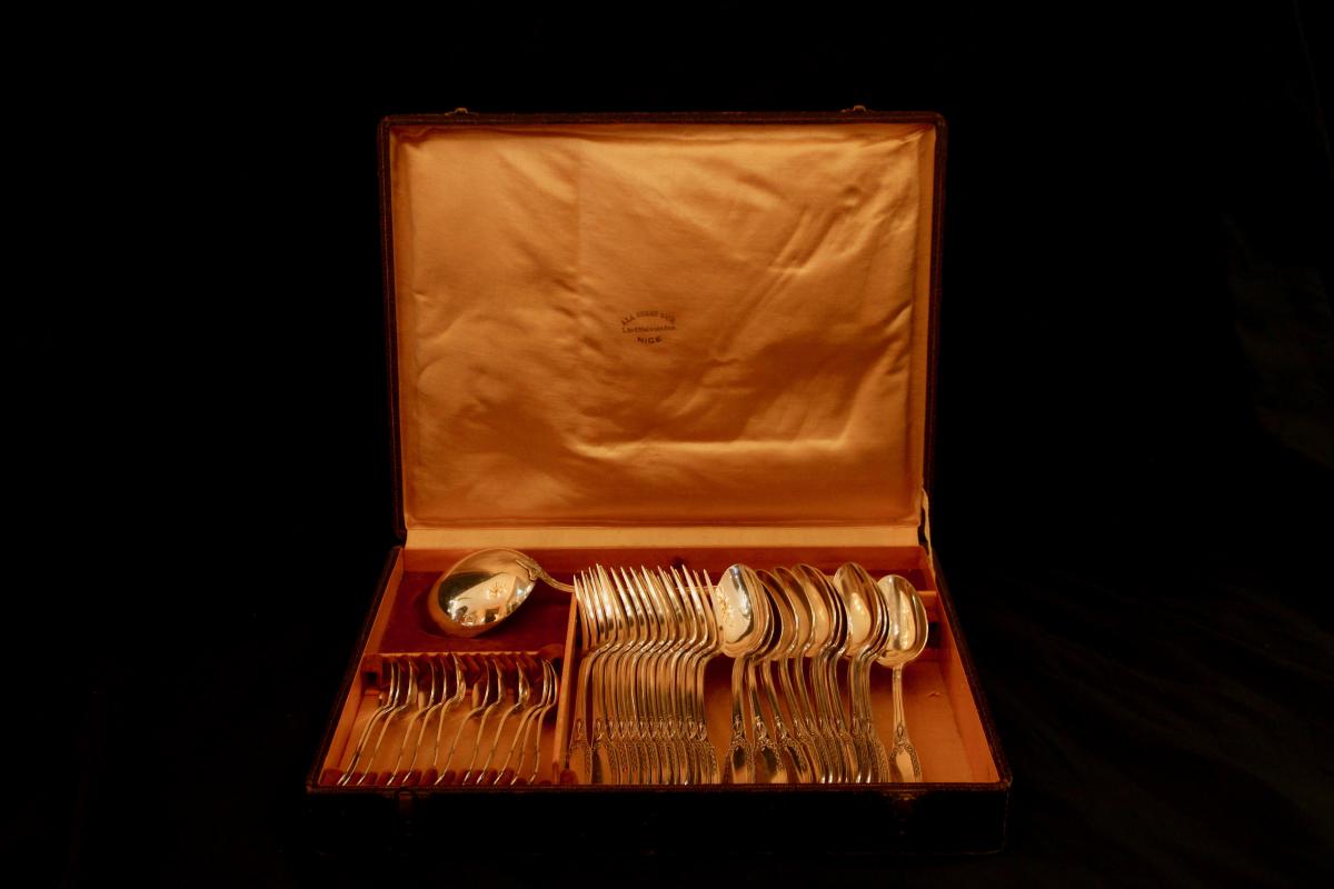 Silver Cutlery Set, Late Nineteenth / Early Twentieth Century