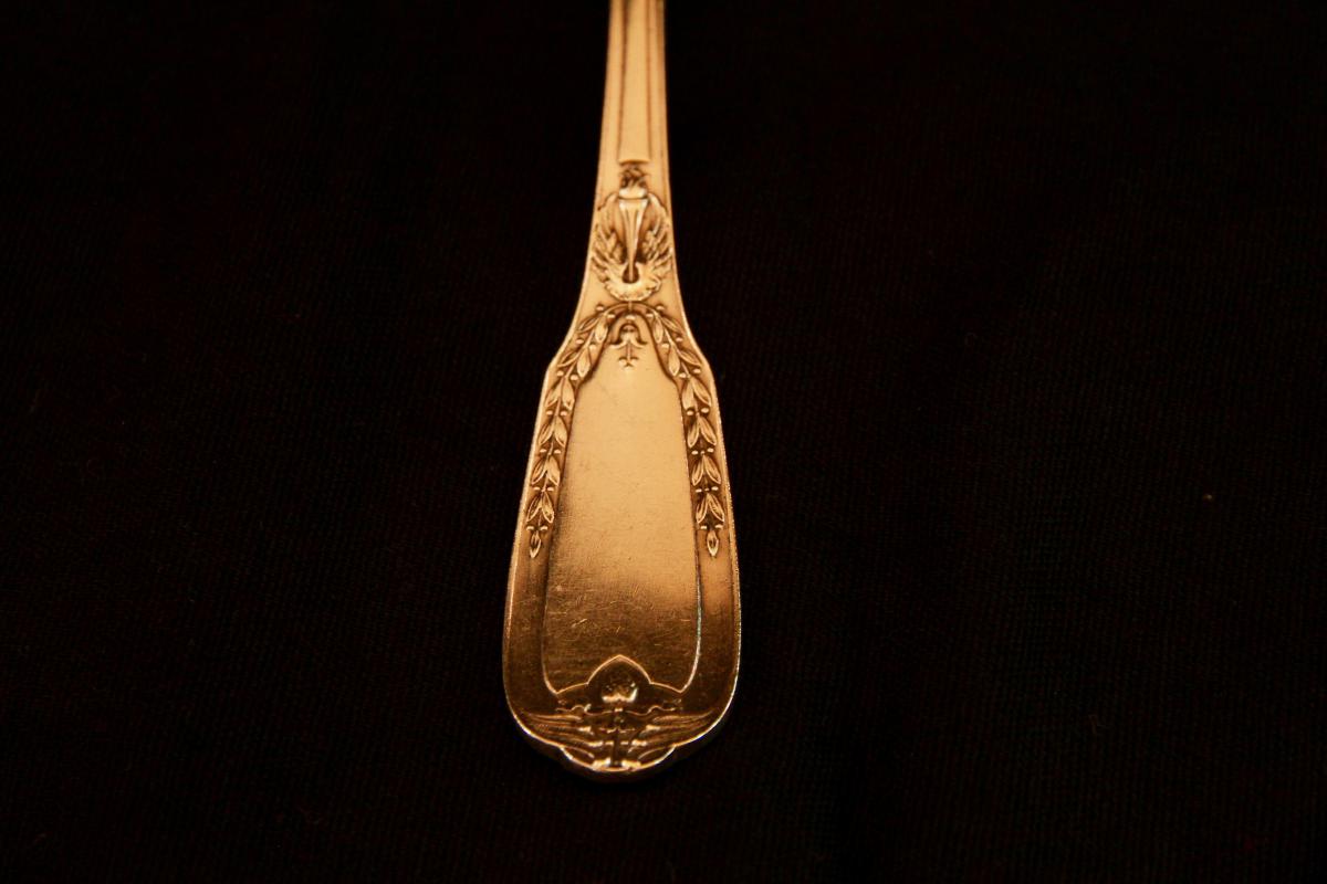 Silver Cutlery Set, Late Nineteenth / Early Twentieth Century-photo-7
