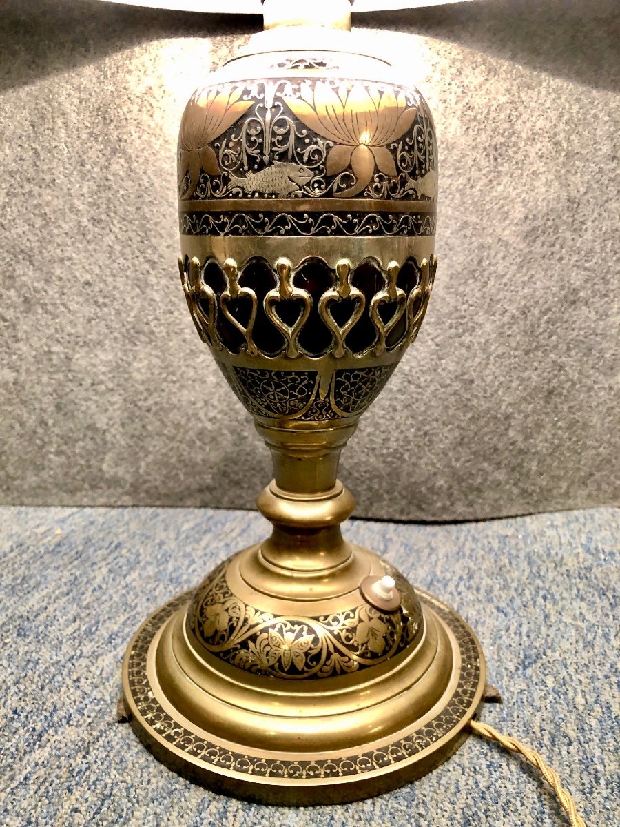 Lampe orientaliste, XIXe siècle-photo-1